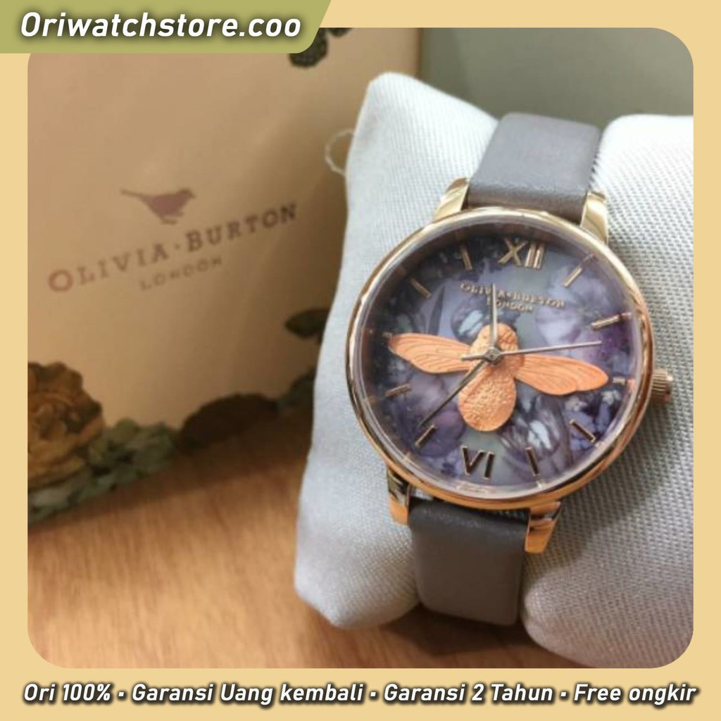 TERLARIS OLIVIA BURTON ORIGINAL GARANSI JAM TANGAN WANITA OLIVIA BURTON ORIGINAL
