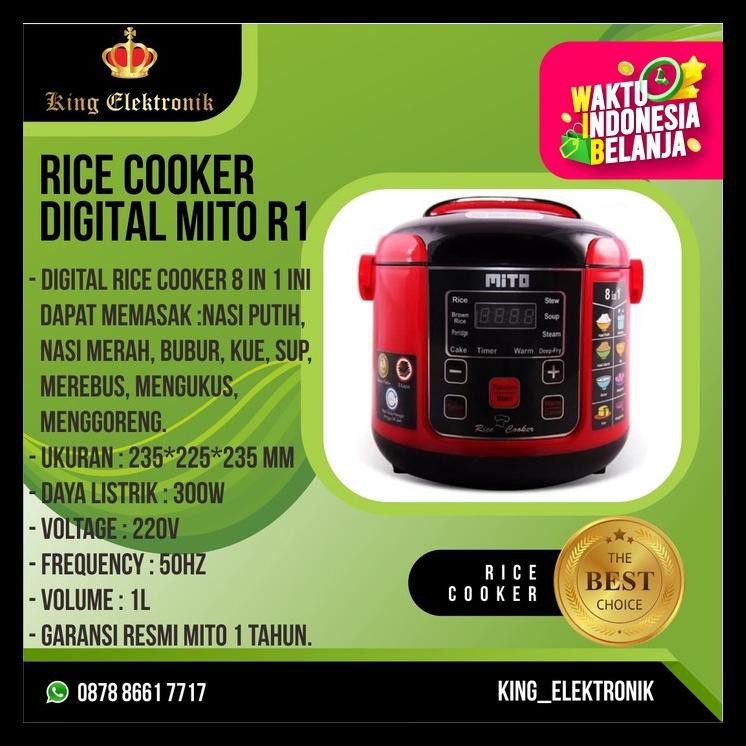 Jual ORI RICE COOKER MITO R1 DIGITAL / RICE COOKER DIGITAL / RICE
