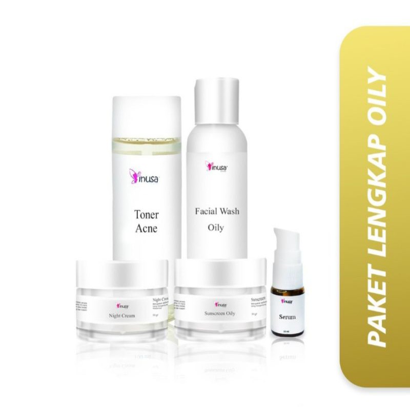Paket Lengkap Oily Premium Inusa Skincare