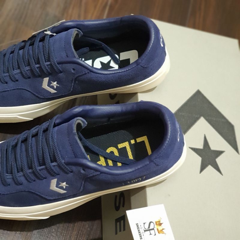 Sepatu Converse L.Lopez Navy Premium High Quality