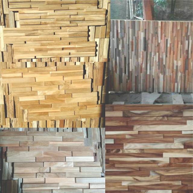  WALL PANEL KAYU  JATI LAWAS PANEL  KAYU  JATI DEKORASI RUMAH 