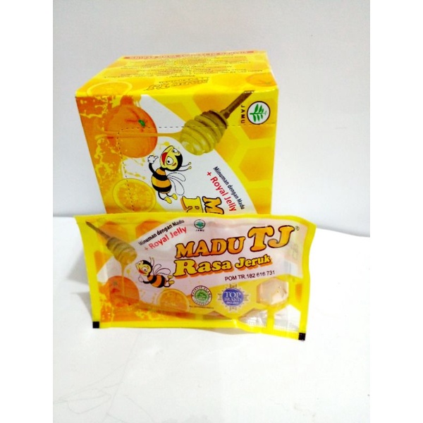 

Madu TJ Joybee Rasa Jeruk harga per sacet