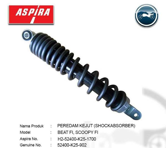 Shock breaker/ Shockbreaker Aspira for Beat karbu/Vario Karbul/Scoopy karbu