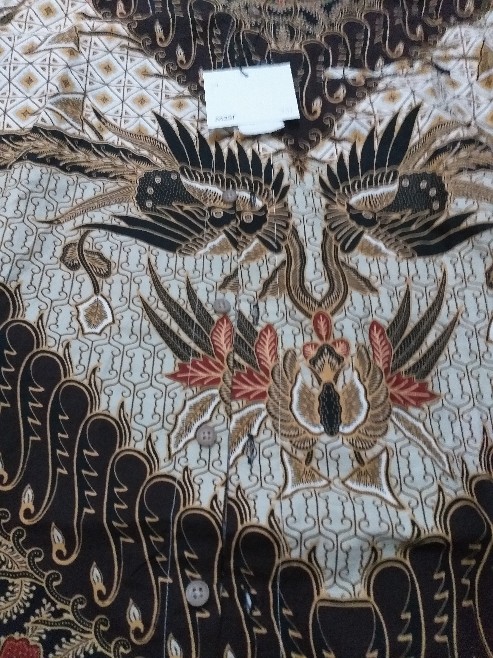 M231 Kemeja Pria Batik Panjang Coklat 1430