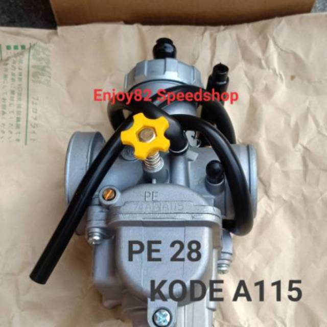 Karbu keihin Pe 28 Karbulator Pe28 Keihin Kode A115 Gampang Setting