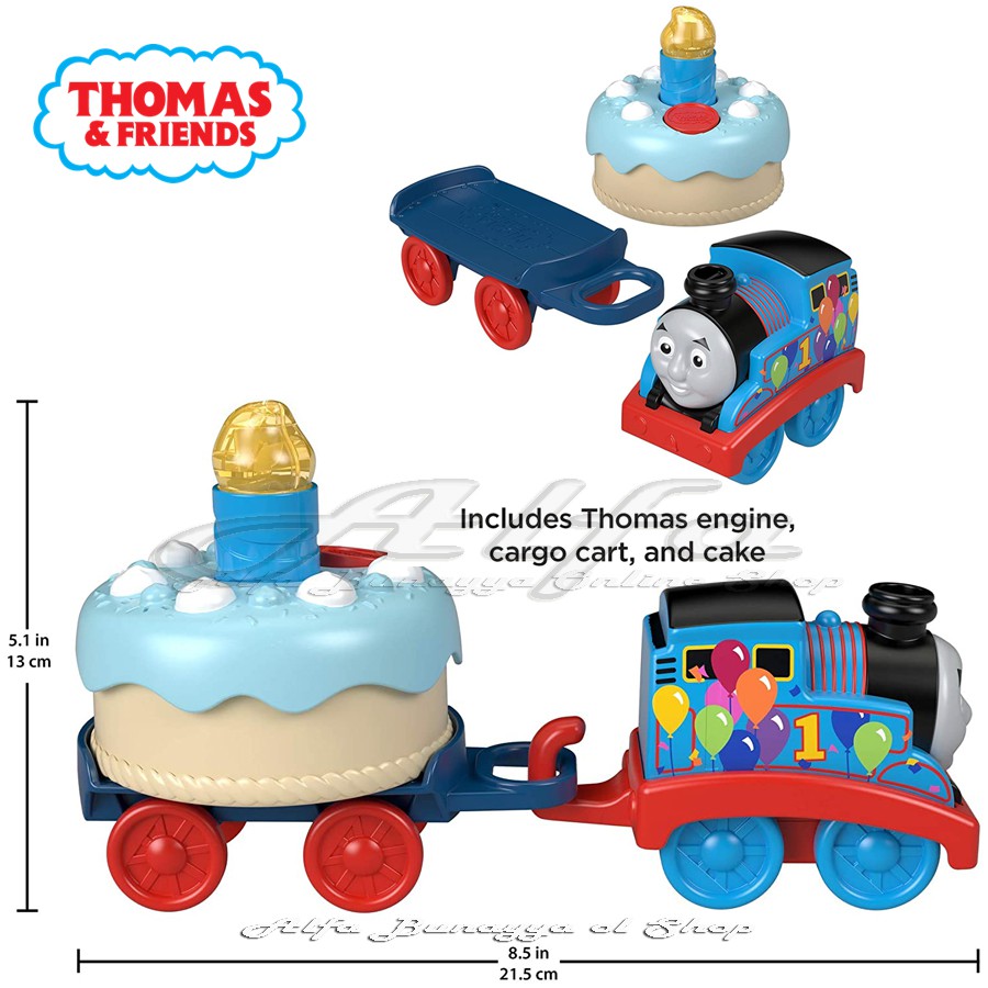 Thomas And Friends - Birthday Wish Thomas - Musical Push Along Toy Train