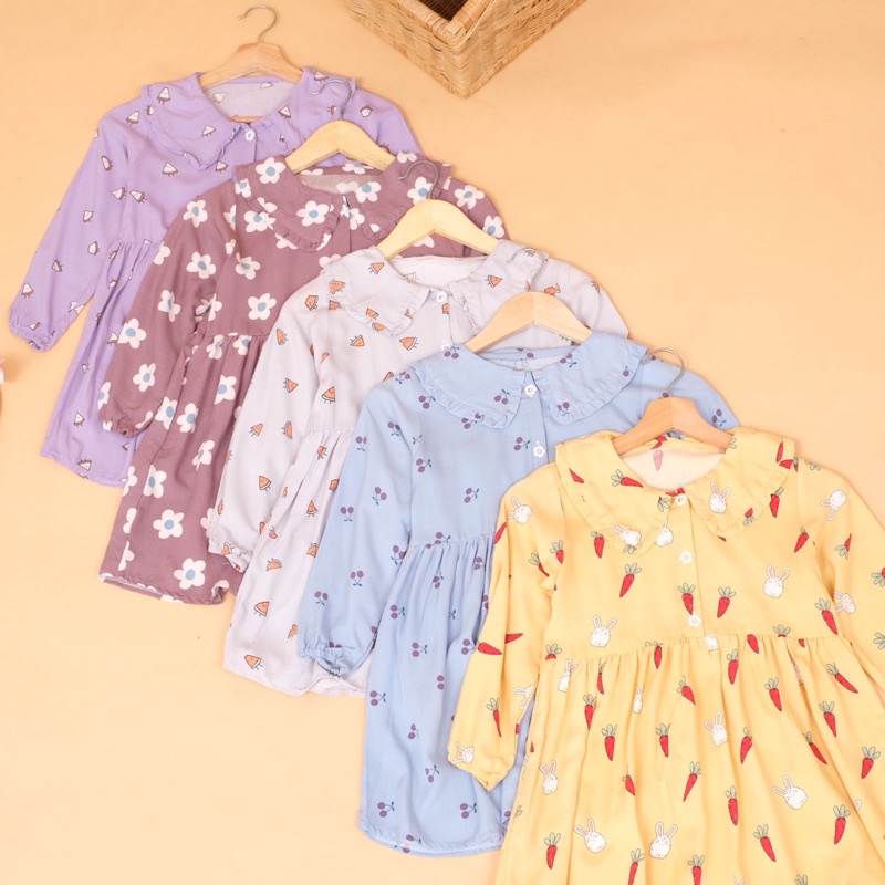 Dress Anak Korean Dress Anak Baju Anak Tunik Anak