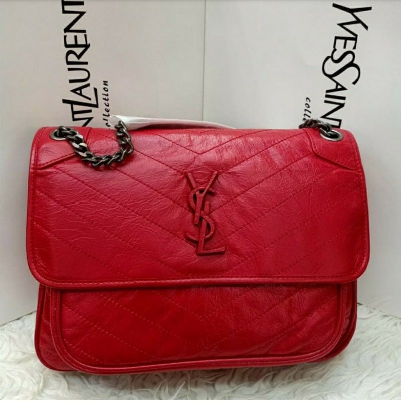 Bag YSL Niki Size Large 32cm Red