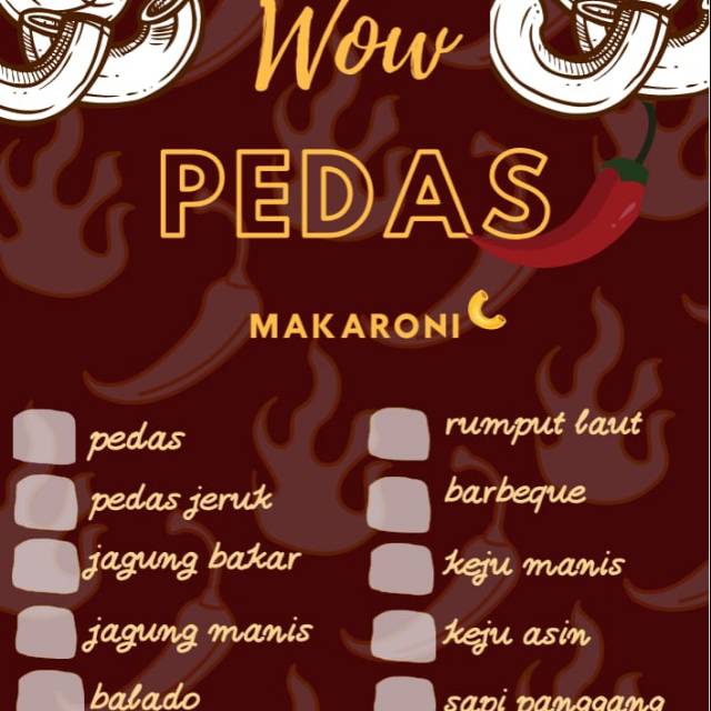 

Wow pedas makaroni bantet renyah