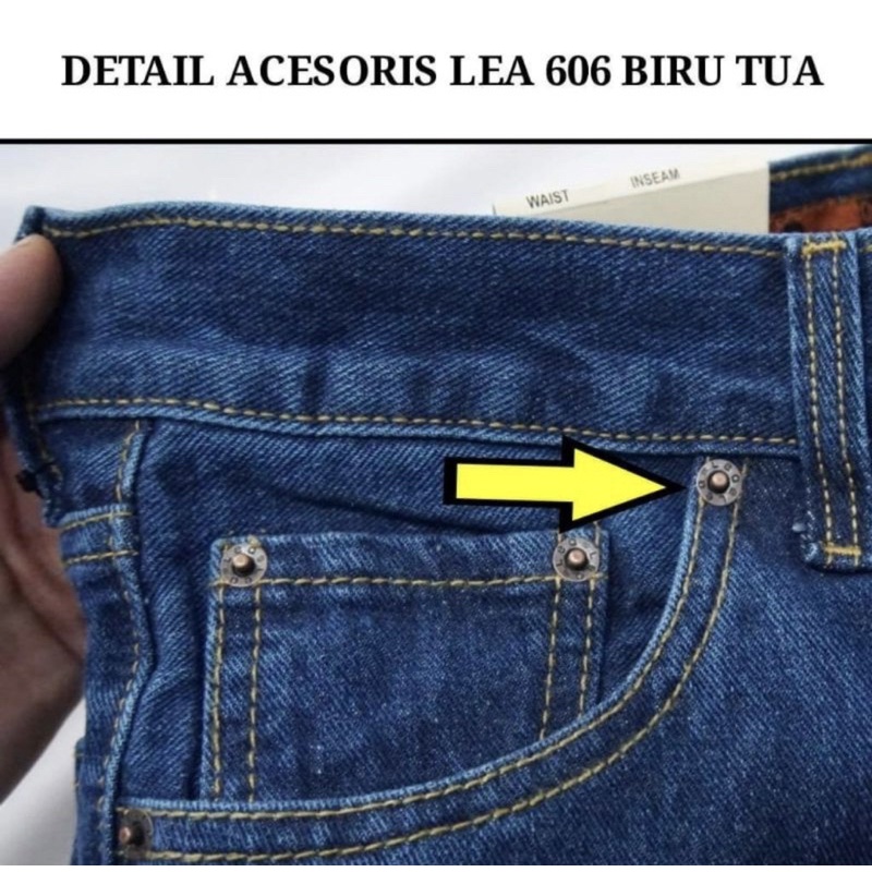 Celana Jeans Pria Standar Reguler/ Jeans Panjang pria Standar 606