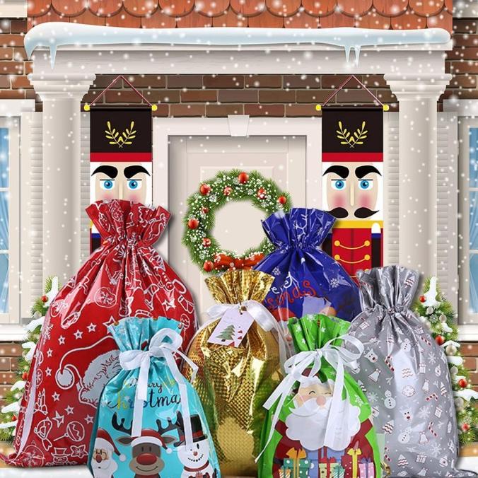 

GIFT BAG 30PCS DRAWSTRING CHRISTMAS PRESENT BIRTHDAY CLASSROOM HOLIDAY DGFXG6563