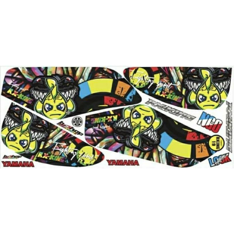 Striping rk king murah Sticker motor variasi motor rk king