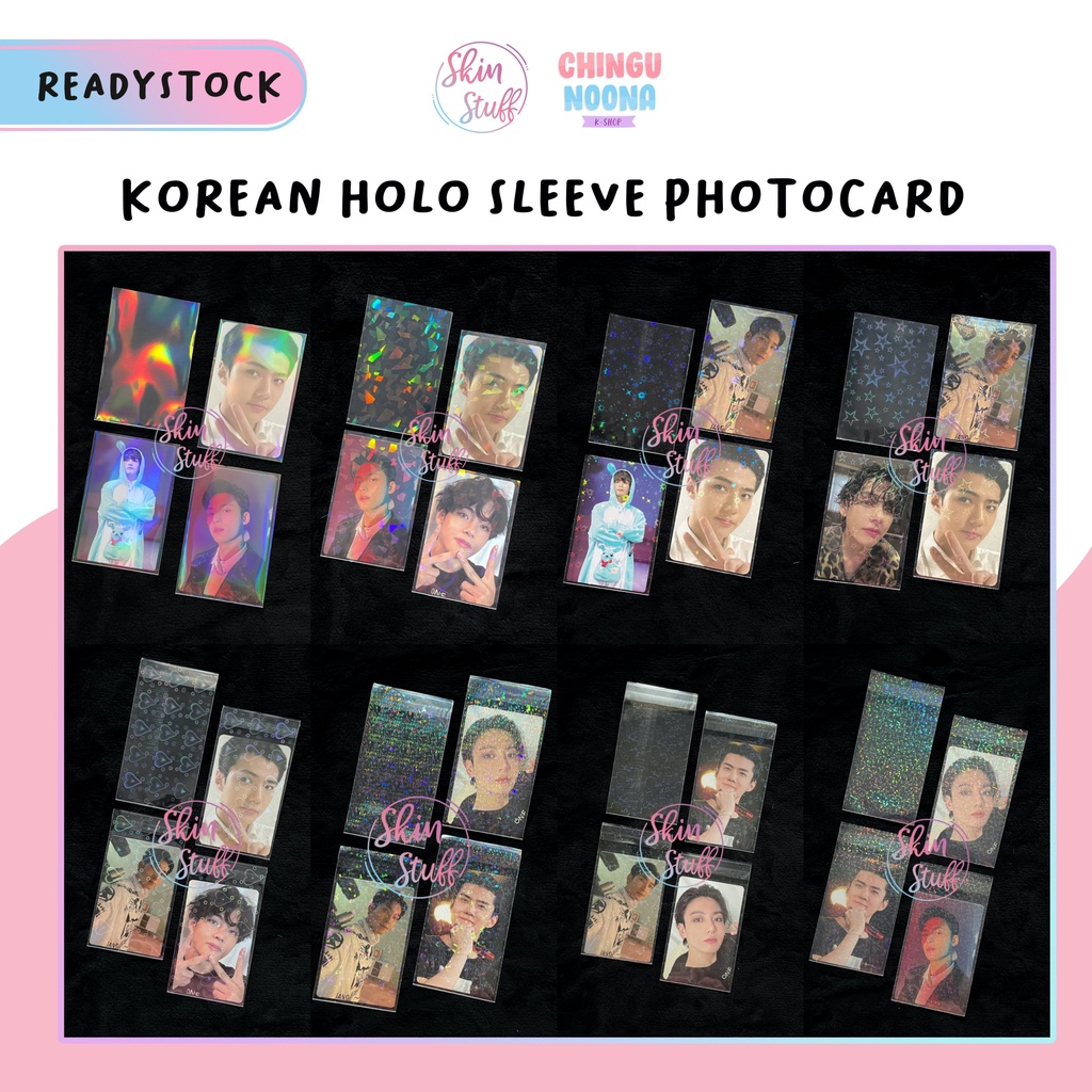 READYSTOCK - Hologram Sleeve Photocard Korea (Holo Sleeve PC)