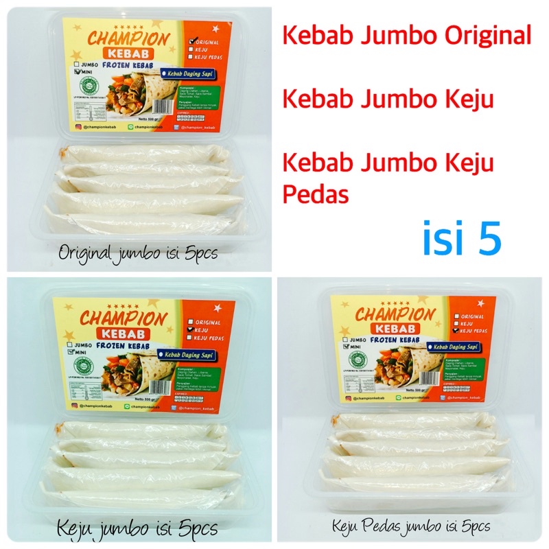 

Kebab Champion Jumbo isi 5