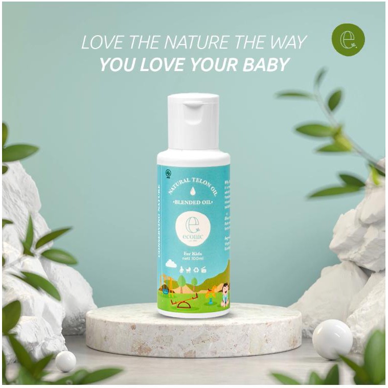 Natural Telon Oil 100 mL Minyak Telon Bayi Untuk Pijat Menghangatkan