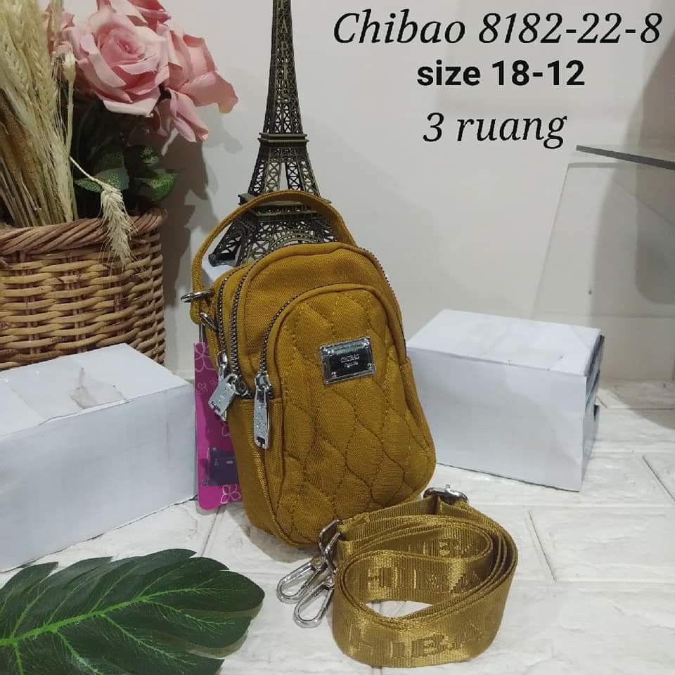 Tas selempang wanita Tas Wanita Tas Chibao 8182-22-21 bahan kanvas. Chibao Best Seller Chibao Mini Tas Chibao Mini Terbaru Bisa bayar ditempat.!!!!