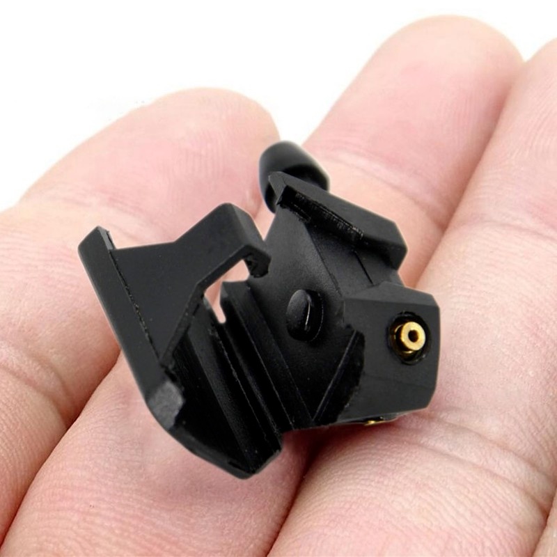 [2Pcs Universal Car Windscreen Washer][Car wiper nozzle 8mm 9mm arm type spray nozzle adjustment 4-way water spray]