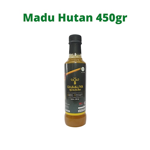 

(Multiflora) Madu Asli Murni Sehat RAW Ghaaliya Dorsata Madu Hutan Nektar Multiflora 450gr