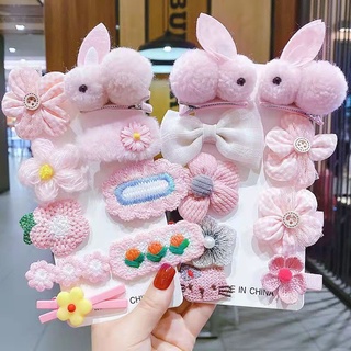 9PCS / SET JEPIT RAMBUT ANAK KOREA MODEL KELINCI / JEPITAN RAMBUT ANAK MOTIF KELINCI / JEPITAN RAMBUT RABBIT KOREA