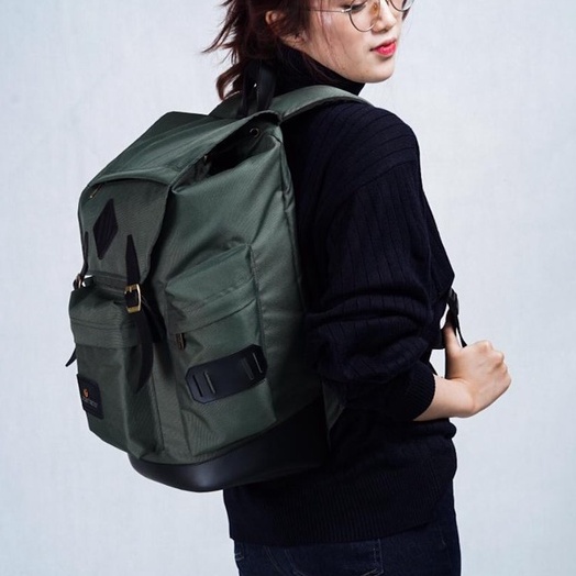 BRAIN STROM ARMY |ManNeedMe x URBAN| Tas Ransel Punggung Pria Wanita Backpack Kuliah / Kerja ORI