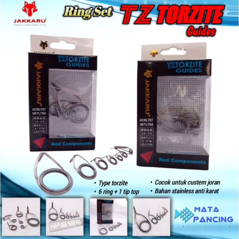 Ring set Jakkaru TZ torzite guides 7pcs ring guide