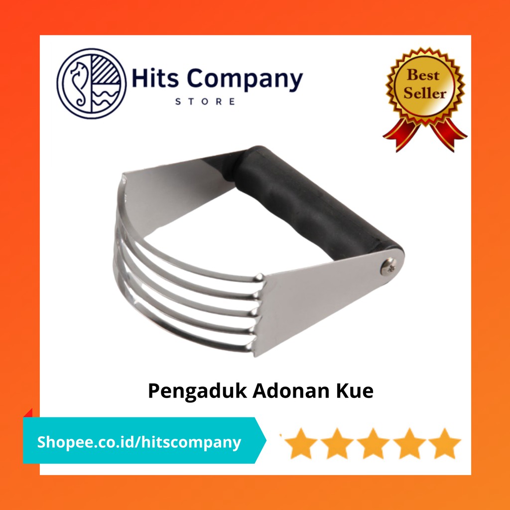 Pengaduk Adonan Kue Kering Besi Stainless Pastry Blender