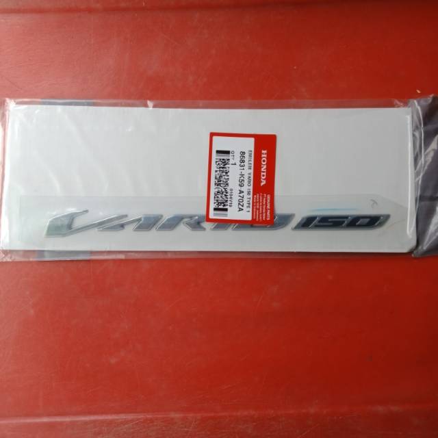 Emblem timbul 3D honda vario 150 led 2018-2019 original harga 1 pcs