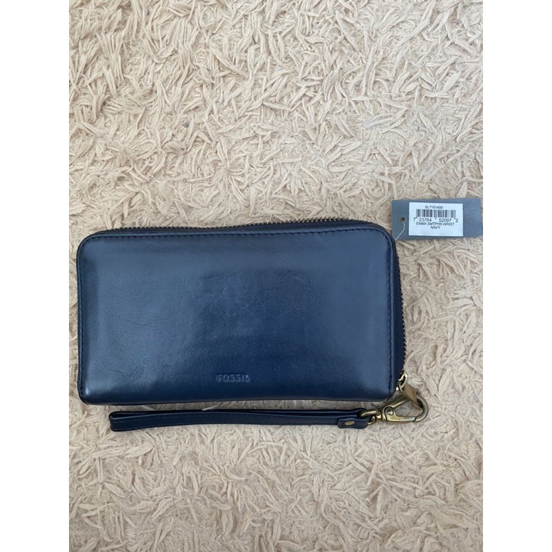 Preloved Dompet Fossil Emma Navy
