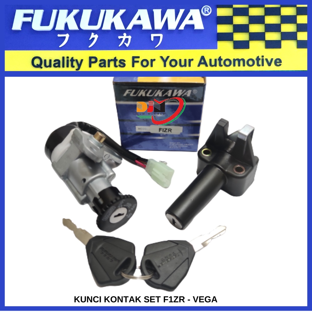 FUKUKAWA Kunci Kontak Set F1ZR Vega Force Alfa Plus kunci Jok