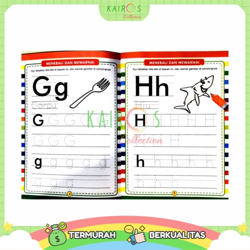 Paket Buku Aktivitas Anak PAUD TK Activity Book Seri Lengkap Set