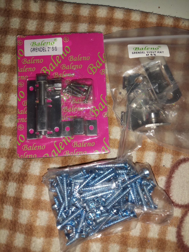 Grendel Pintu Stainless 2 Inch 5 Cm Kunci Pengaman Selot Slot Jendela