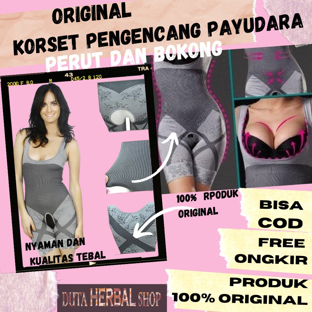 [ORIGINAL] Korset Slimming Suit Pelangsing Pengecil Pembakar Penghancur
Lemak Perut Buncit Ampuh