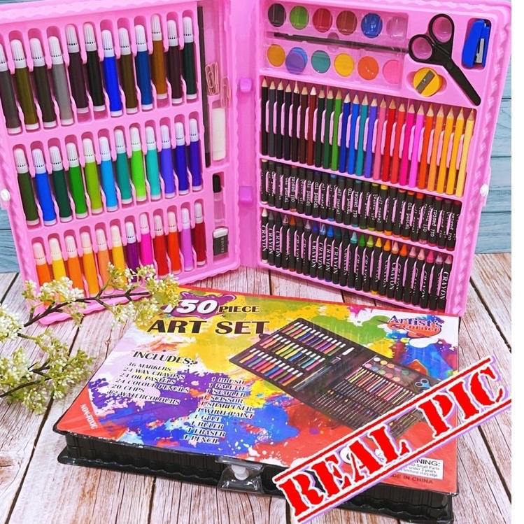 

[HiZ㊖] SET CRAYON 150 / 208 PERLENGKAPAN MEWARNAI ||Harga.termurah