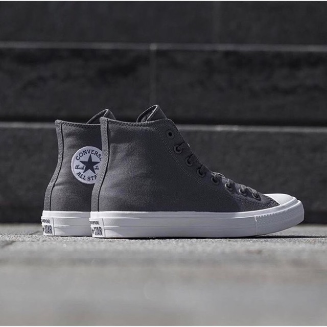 CONVERSE CHUCK TAYLOR ALL STAR II HI WITH LUNARLON “THUNDER/WHITE” ORIGINAL MADE IN INDONESIA