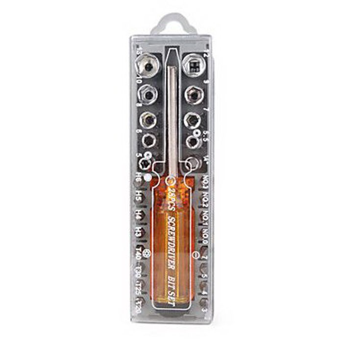 Screwdriver Case 28pcs Kunci Sock Obeng Multifungsi 28 pcs Kunci Sok