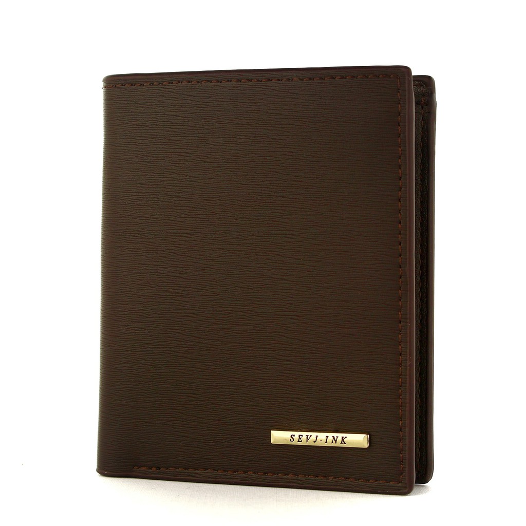 TOKOKOE - Dompet Pria model Korea Dompet Lipat model Slim bahan Kulit Original - SEVJ-INK SVJ model