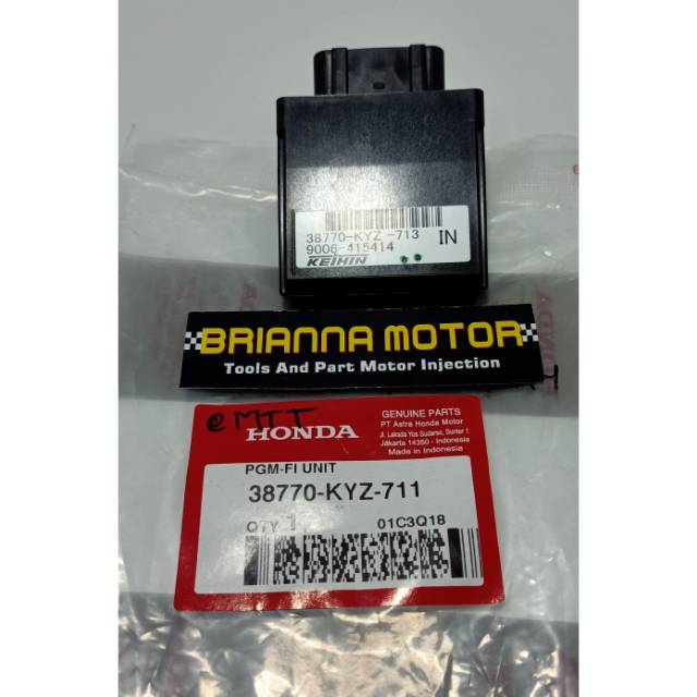 ECU HONDA SUPRA HELM IN ORI HONDA 38770 KYZ 711