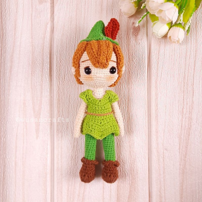 Boneka Rajut Amigurumi Disney Peterpan