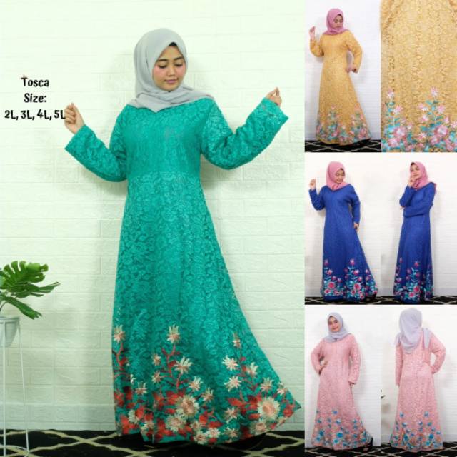 Gaun Pesta Big Size 1986