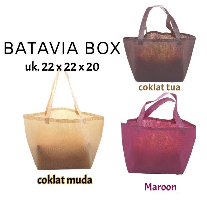 

Tas Goodie bag serbaguna 22x22x20cm (pilih warna)