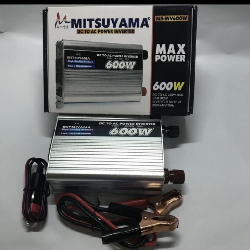 Power Inverter 600 Watt DC to AC Mitsuyama