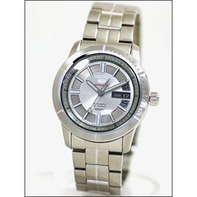 Seiko 5 Sports Mens SRP335K1 Automatic Silver | Jam Pria SRP335