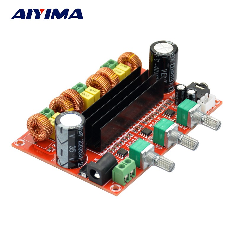 konektor AIYIMA TPA3116 2.1 Digital Audio Amplifier Board TPA3116D2 Subwoofer Speaker Amplifiers