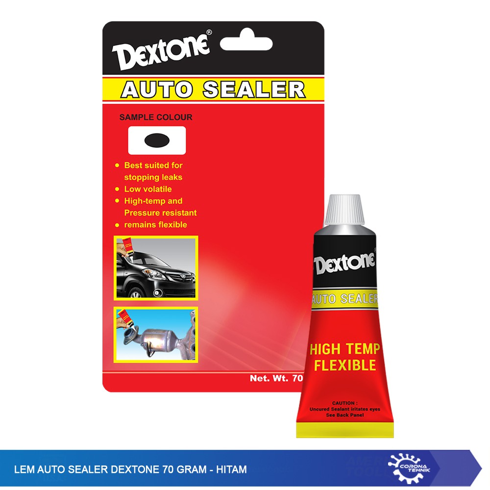 Lem Auto Sealer Dextone 70 Gram - Hitam