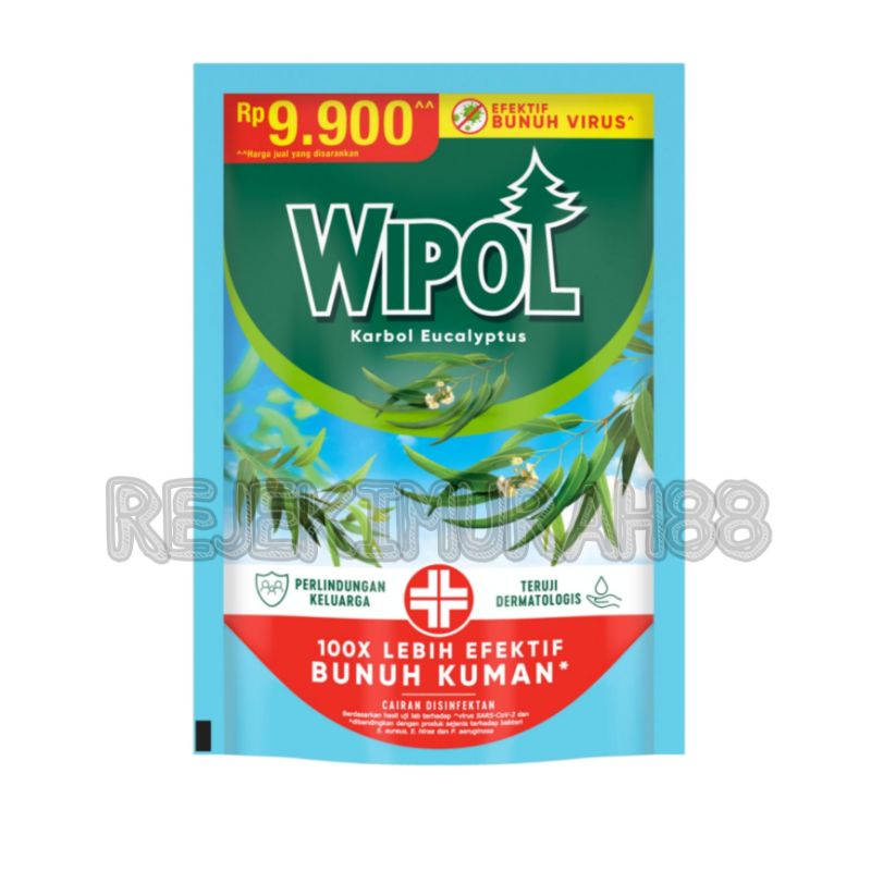 Wipol Pembersih Lantai Karbol Citrus Fresh/Eucalyptus 450ml