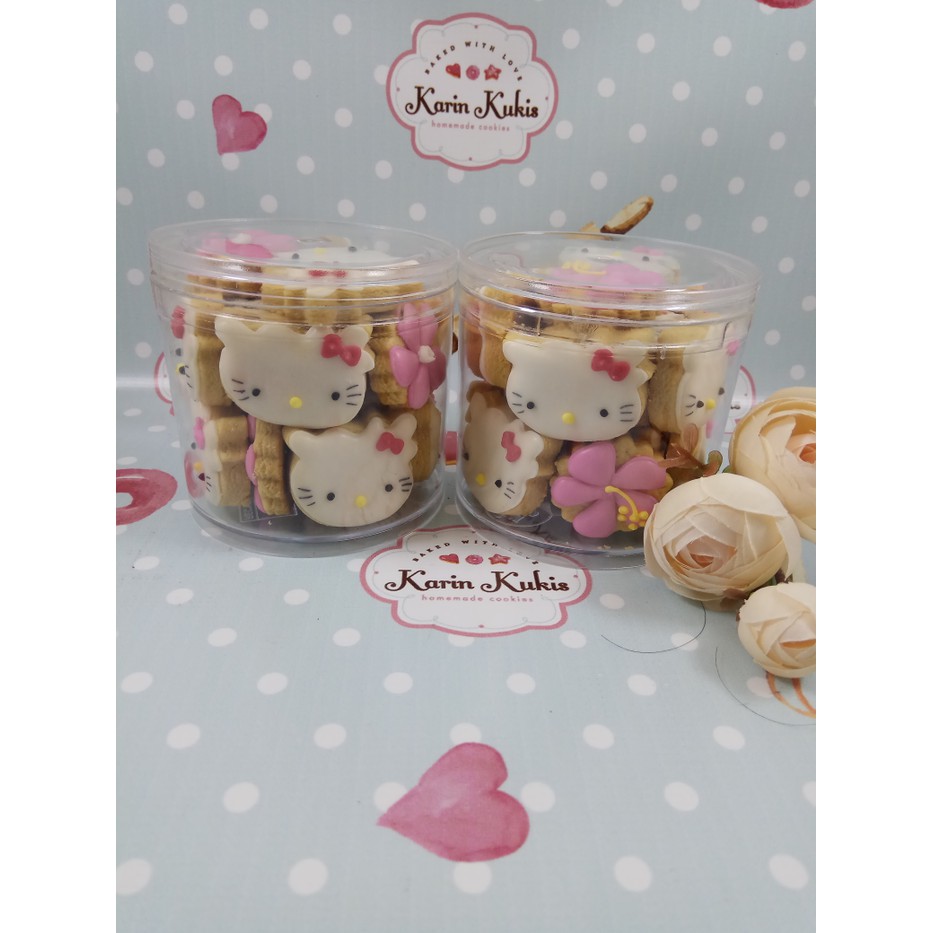 

Kukis Hias, Kukis Karakter, Fancy Cookies, Hampers Hello Kitty Bunga