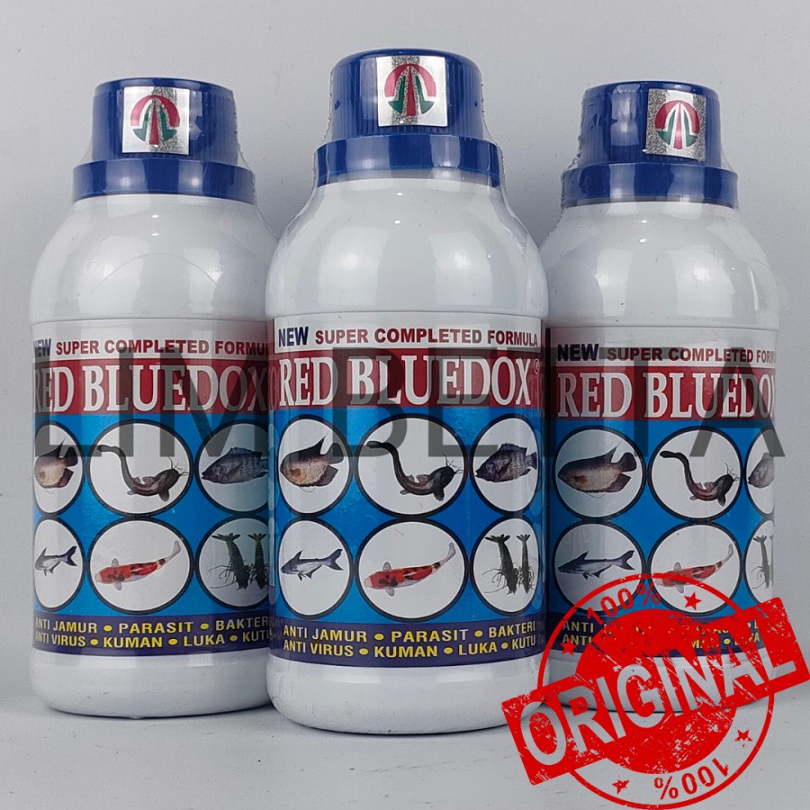 RED BLUEDOX 250 ML / OBAT IKAN ANTI JAMUR DAN PARASIT