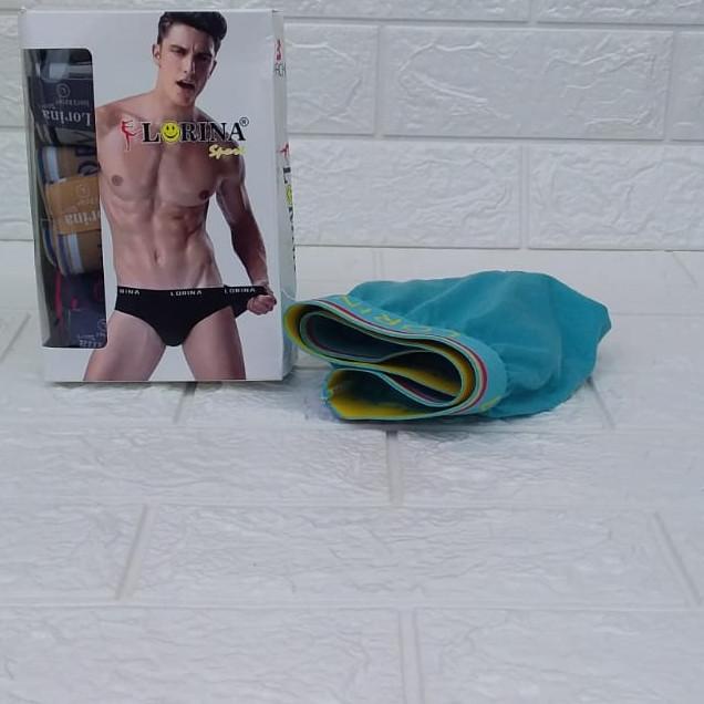 ✳ Celana Dalam Pria Cd Pria Dewasa LORINA BRIEF Isi 3 pcs ➯