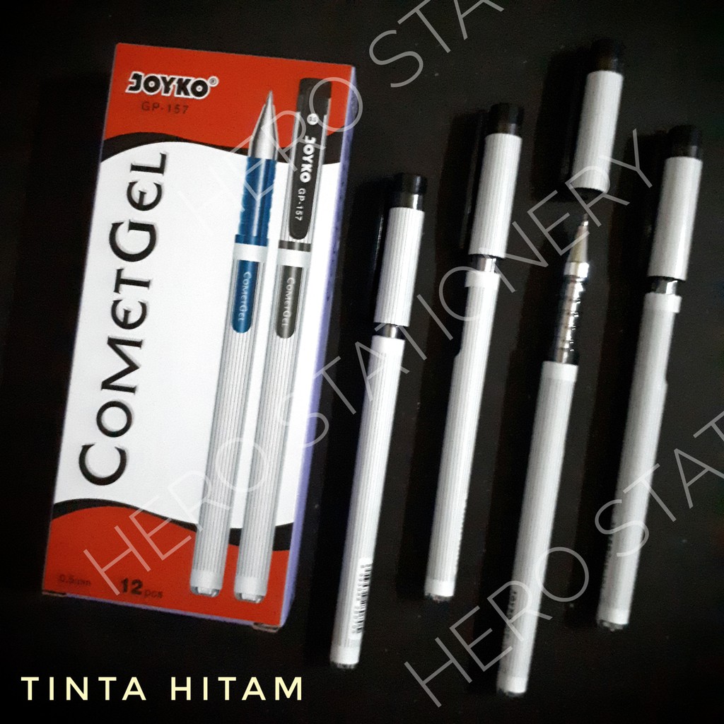 

PRODUK- PENA GEL JOYKO COMET GEL 0.5 MM GP-157 . 12 UNIT .