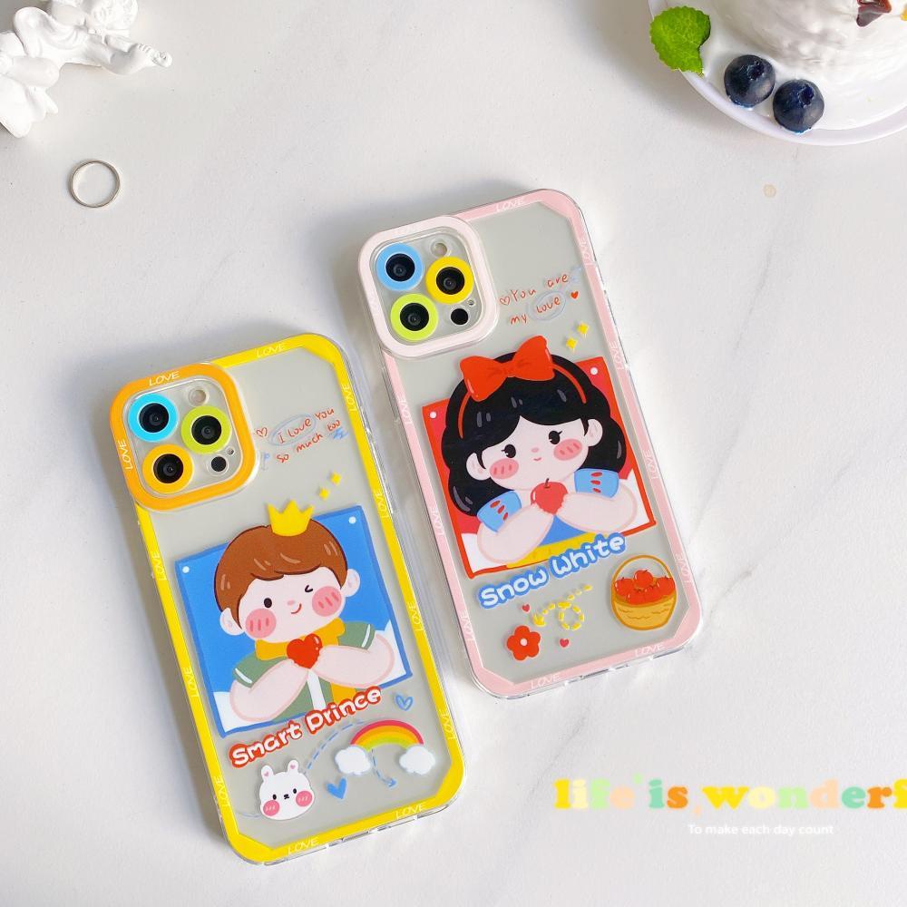 Casing Silikon Iphone 13 Pro Max 12 Pro Max 11 Pro Max Xr Xs Max 7 Plus Shockproof Motif Princess